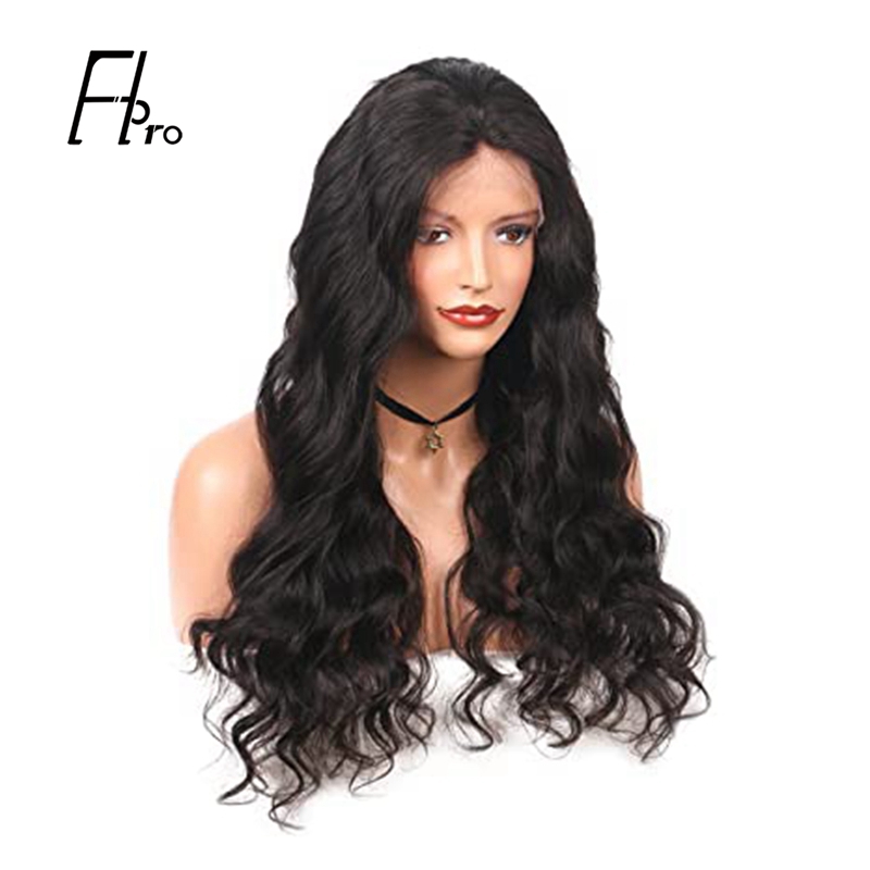 4x4 Lace Closure Wig Unit Body Wave Virgin Hair Natural Color